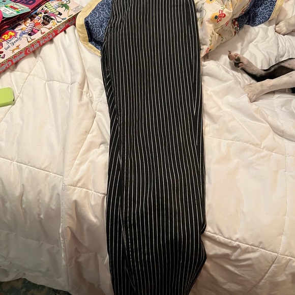 J Brand Black Pinstripe Pants - Picture 3 of 3